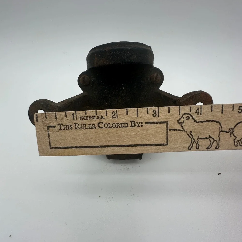 Vintage Arcade Cast Iron Wall Mount Coffee Grinder Base Antique Restoration Part